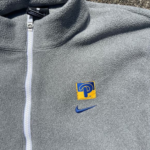 Womens Grey Nike Pittsburgh Panthers Fleece Pullover Size XL - Picture 2 of 4